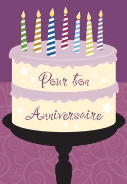 ANNIVERSAIRE - CARTE POUR TON ANNIVERSAIRE! - DE MILLBROOK